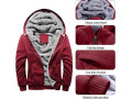 Sweat Deluxe Zip - bordeaux - homme